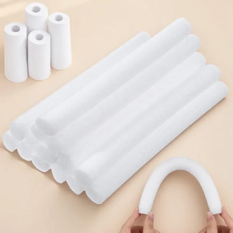 Poignées en mousse pour housse de canapé, barre de fixation, bâtons de couverture de canapé blancs é