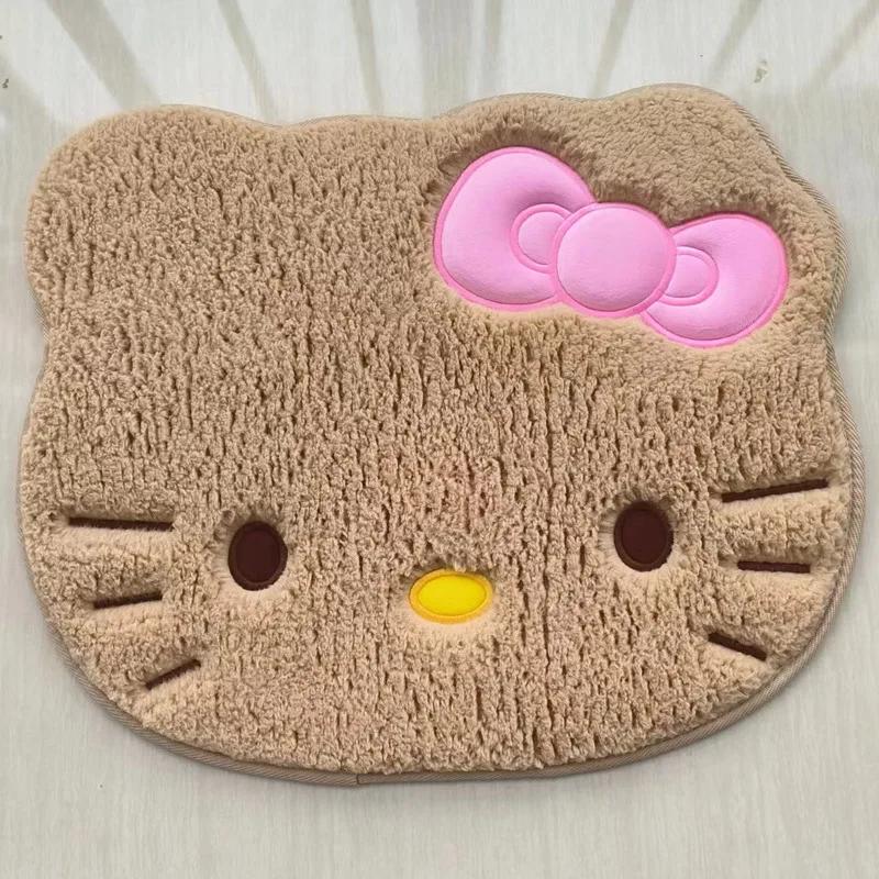Sanrio Hello Kitty tapis en peluche paillasson doux tapis de sol tapis maison salle de bain anti-dér