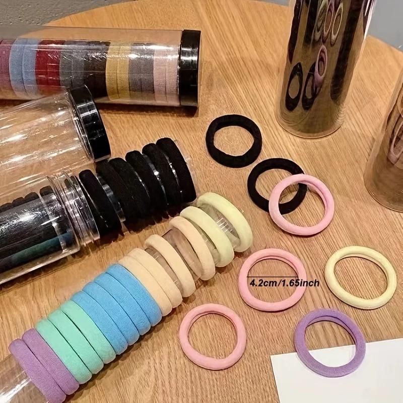 Anneau de cheveux à haute élasticité pour femmes et filles, bandes de style français, ULà cheveux ép