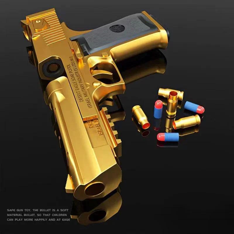 Desert Eagle – pistolet jouet à éjection de coque, pistolet Airsoft, balle en mousse souple, arme CS