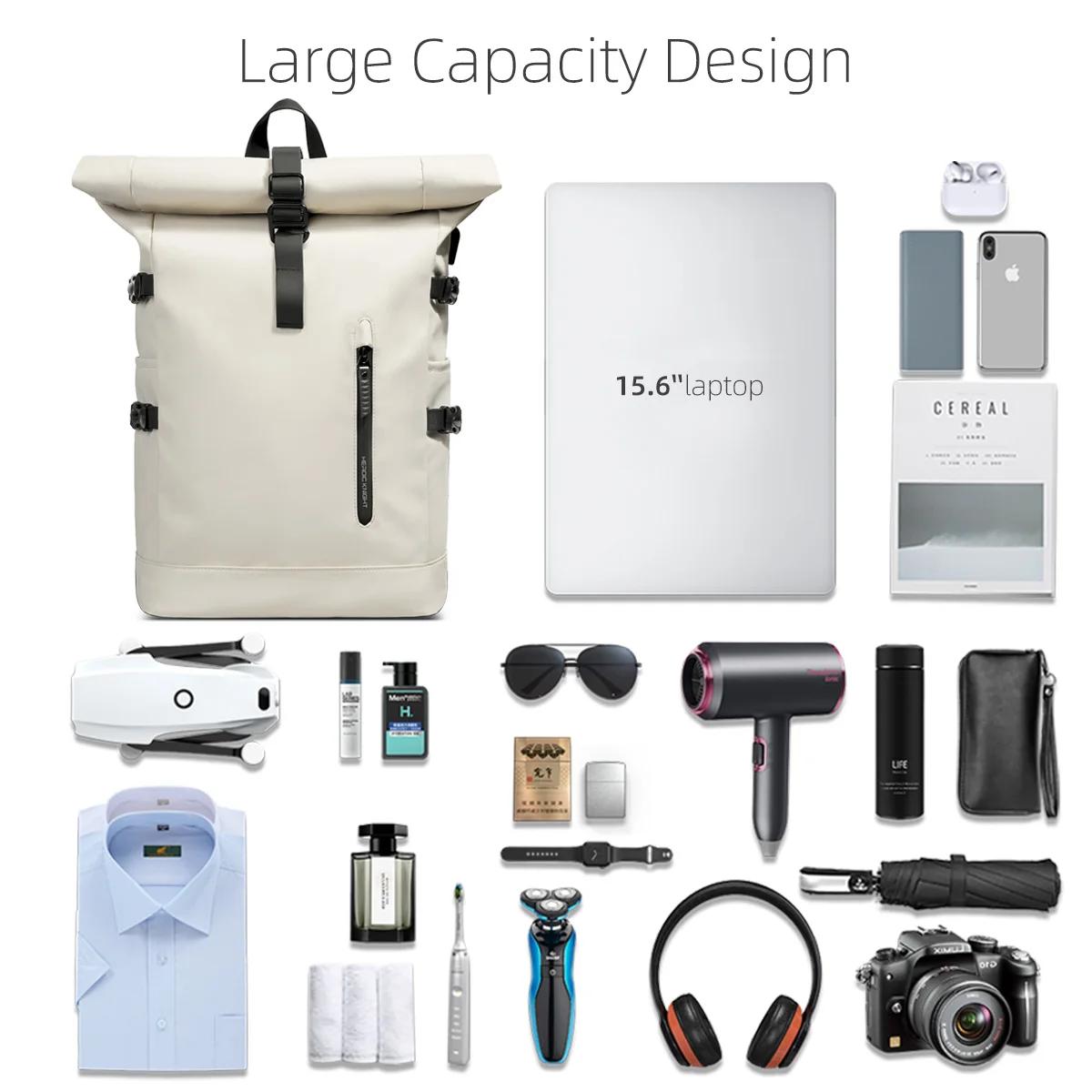 Heroic Knight – sac à dos de voyage pour femmes, sac à dos à rabat, étanche, grande capacité, pour h