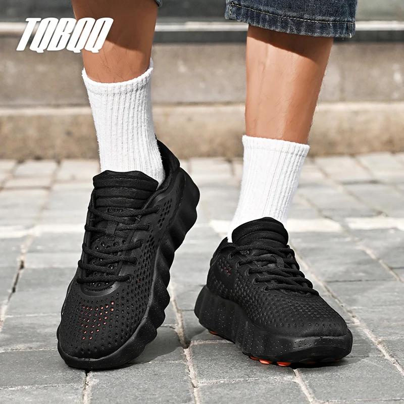 Chaussures de sport décontractées confortables pour hommes avec technologie de massage par détection