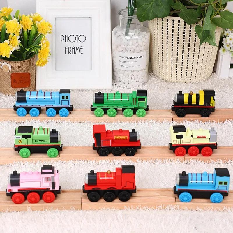 Thomas et ses amis Train en bois jouet de poche or Diesel Molley Lady Toby Rail Train modèle jouets 