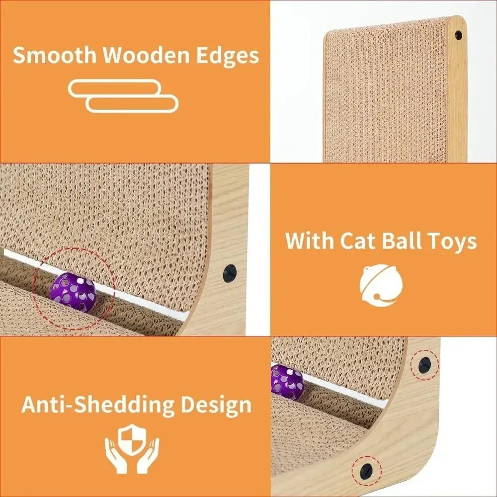 Grattoir pour chat, poste à gratter Vertical, résistant à l'usure, planche à gratter pour chats, jou