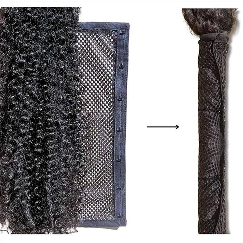 Civière de cheveux à verrouillage N de longueur ABWP-8PCS, anneau de bouclage, filet de bouclage, en