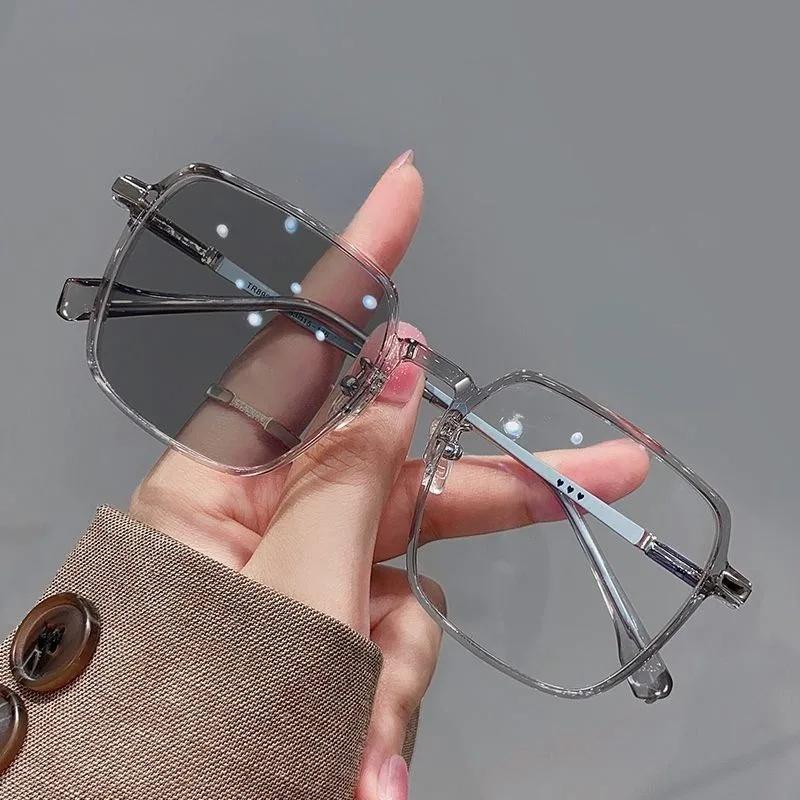Plamis lunettes d'ordinateur photochromiques Anti-rayonnement en métal lunettes Anti lumière bleue u