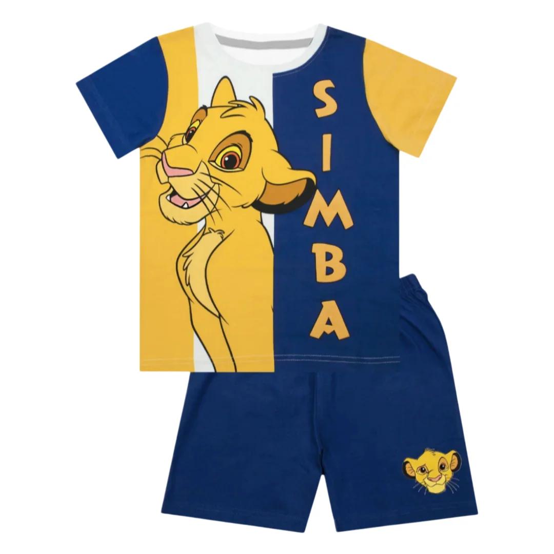 Potdemiel The Lion King Simba Pyjama Just Lion Around Ensembles de t-shirts et shorts pour adultes e