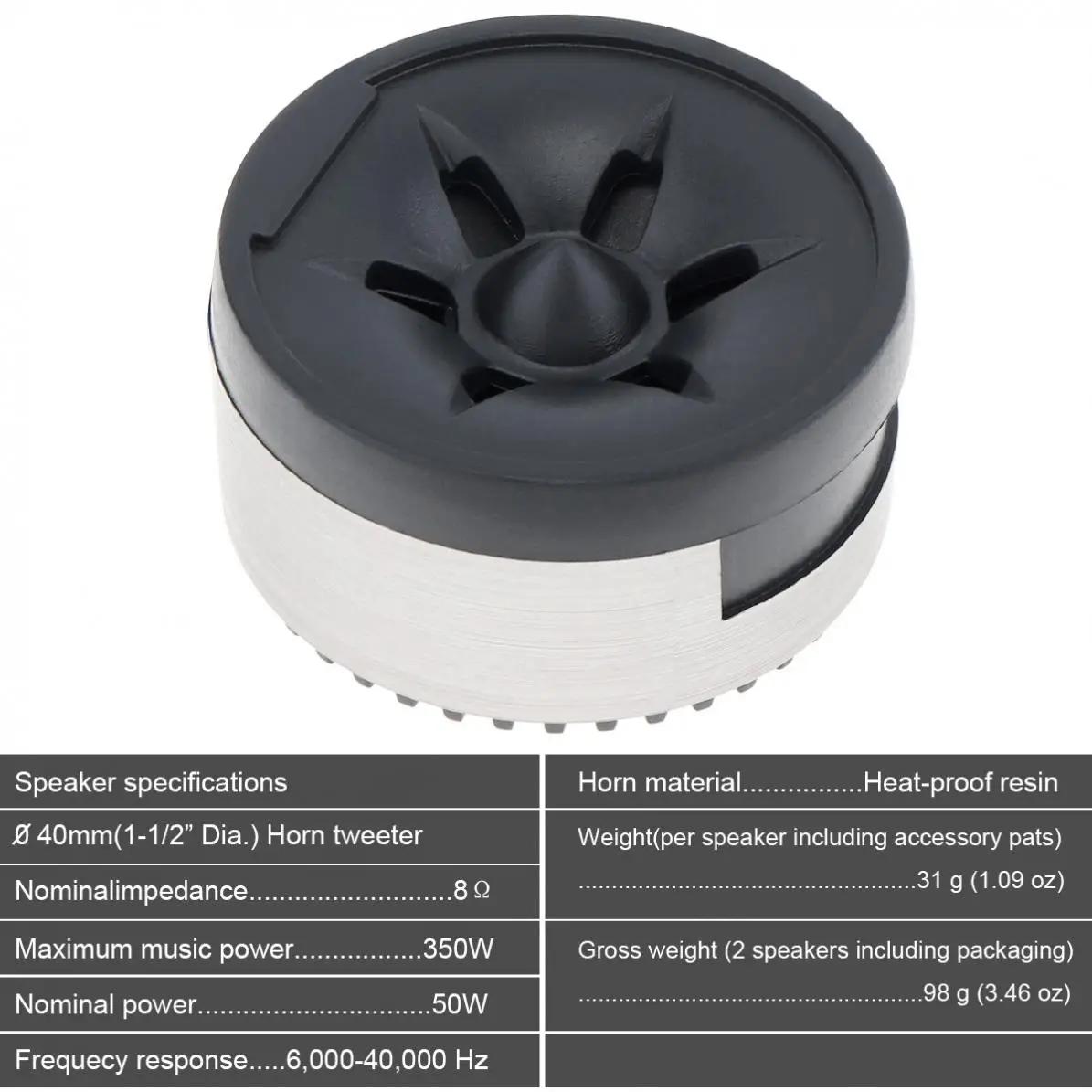 Mini haut-parleurs breton universels pour système audio de voiture, haut-parleurs twecirculation, 35