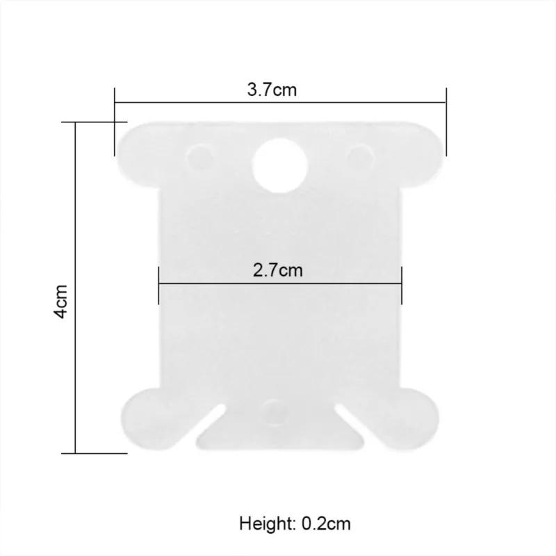 Ensemble de bobines de fil en plastique, bobine de fil, carte de fil à broder, support organisateur 