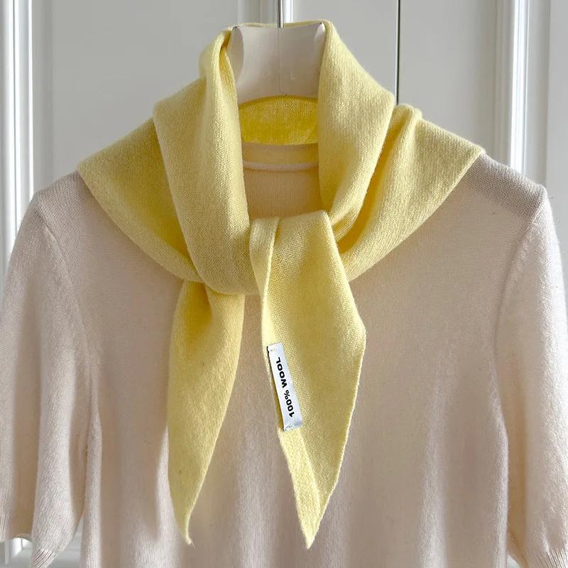 100% laine hiver écharpe femmes chaud foulards grande taille brillant couleur unie Design épaissi ch