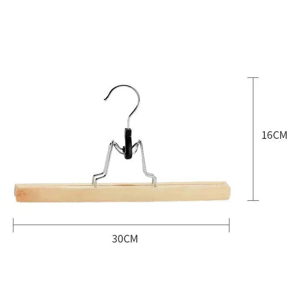 Cintre multifonctionnel en bois massif pour pantalons, 5/10 pièces, support de séchage de vêtements 