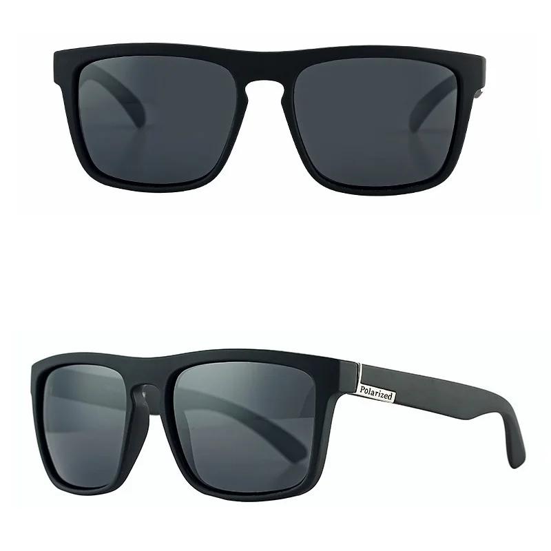 Lunettes de soleil polarisées Vintage carrées pour hommes et femmes, rétro, pour la conduite, la pêc