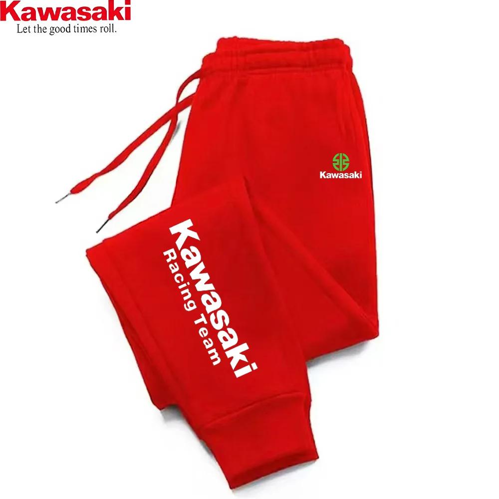 Matériel multicolore de pantalons de mode de sport et de loisirs Kawasaki : pantalons de sport, pant