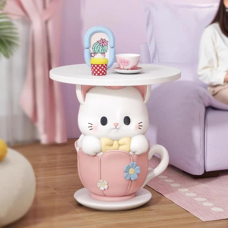 Décoration de chambre Kawaii, table basse, table d'appoint de canapé, table de chevet pour chambre d