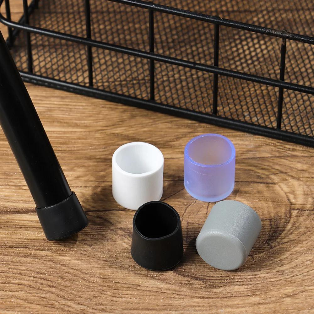 Coussinets en silicone coordonnants pour pieds de chaise en PVC, housses rondes astronomiques, prote
