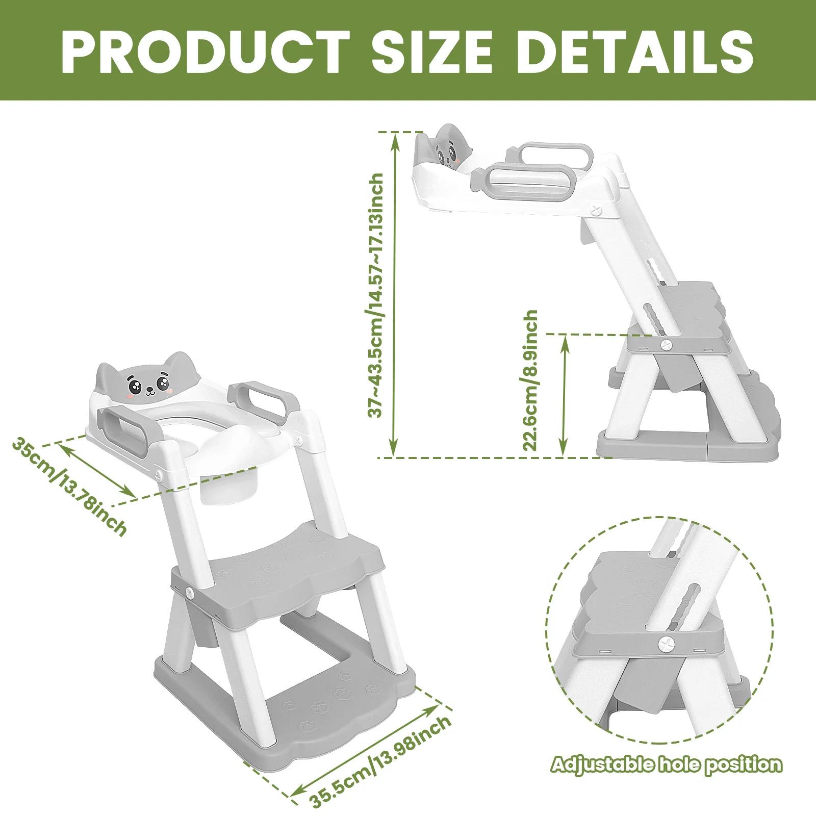 Nouveau siège de toilette pliable pour enfants, Pot Portable pour bébé, coussin de toilette d'entraî