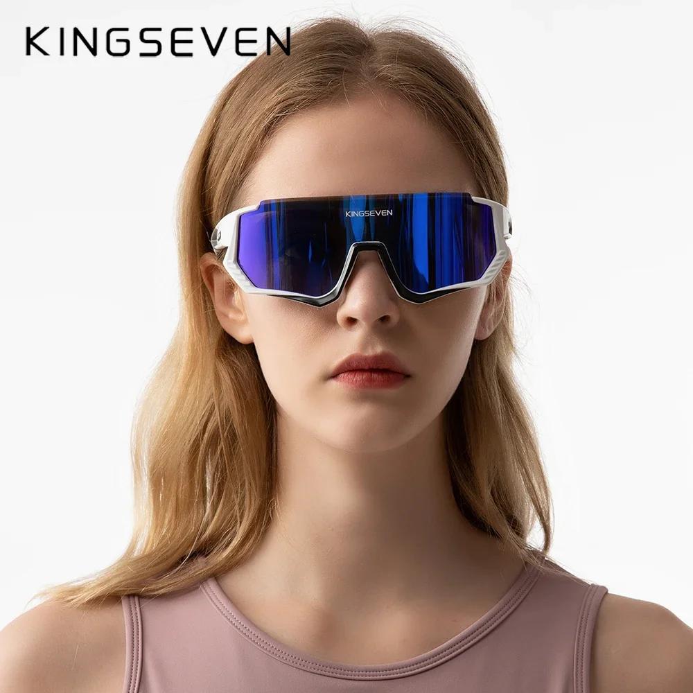KINGSEVEN lunettes de soleil de cyclisme hommes femmes lunettes de vélo escalade Anti-UV vélo sport 