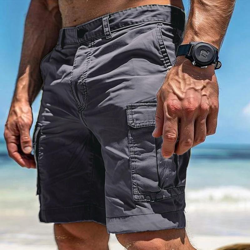 Pantalon de travail tactique pour homme - Shorts d'extérieur multi-poches de haute qualité, adaptés 