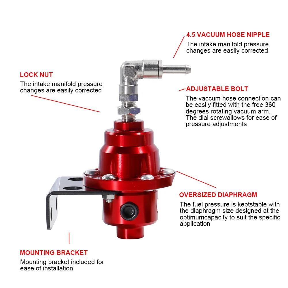 Régulateur de pression de carburant réglable, accessoires de voiture, réaménagement de véhicule, com
