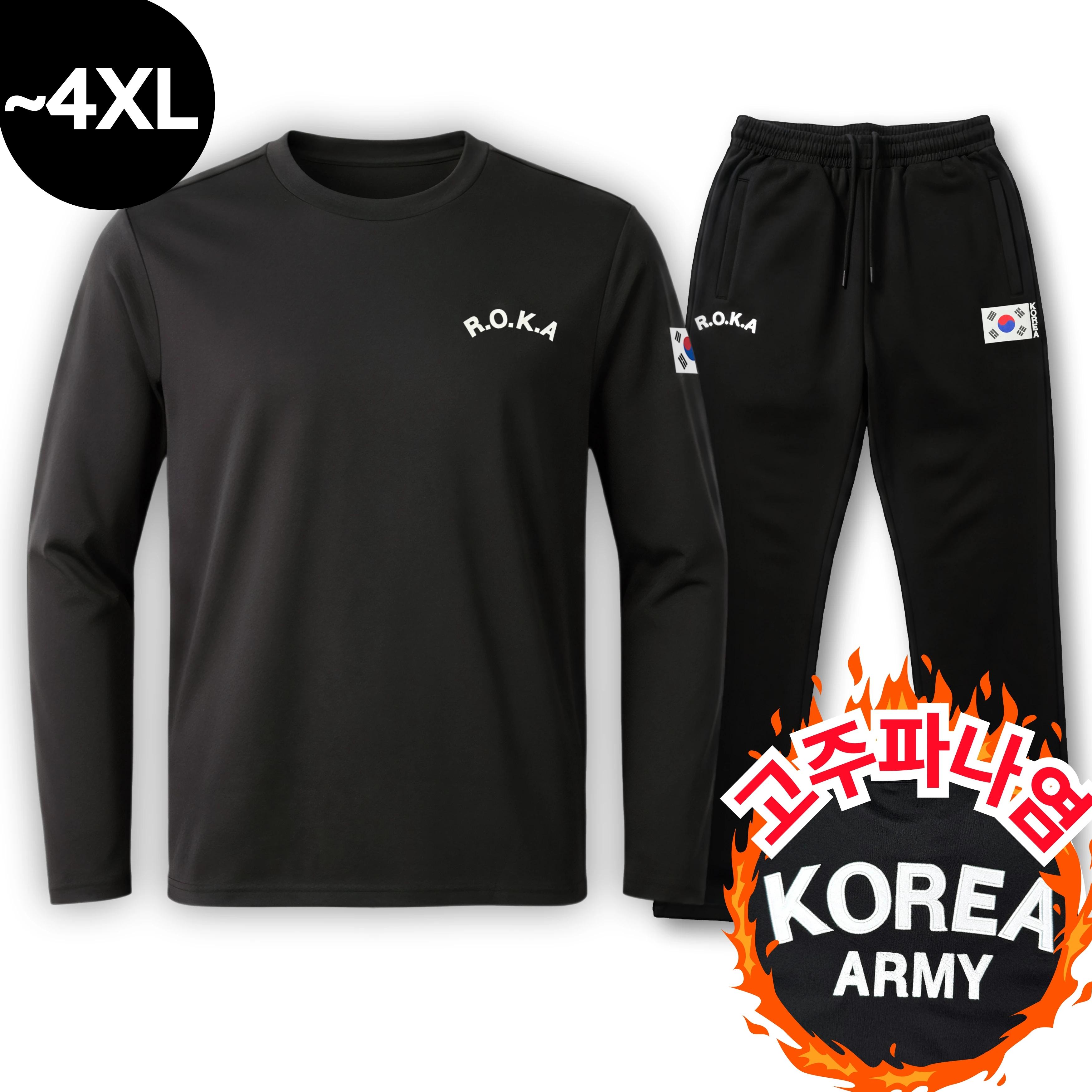 Macci (Machi) Air Formula Roka Korea Army Span Roka T-shirt à manches longues et pantalon d'entraîne
