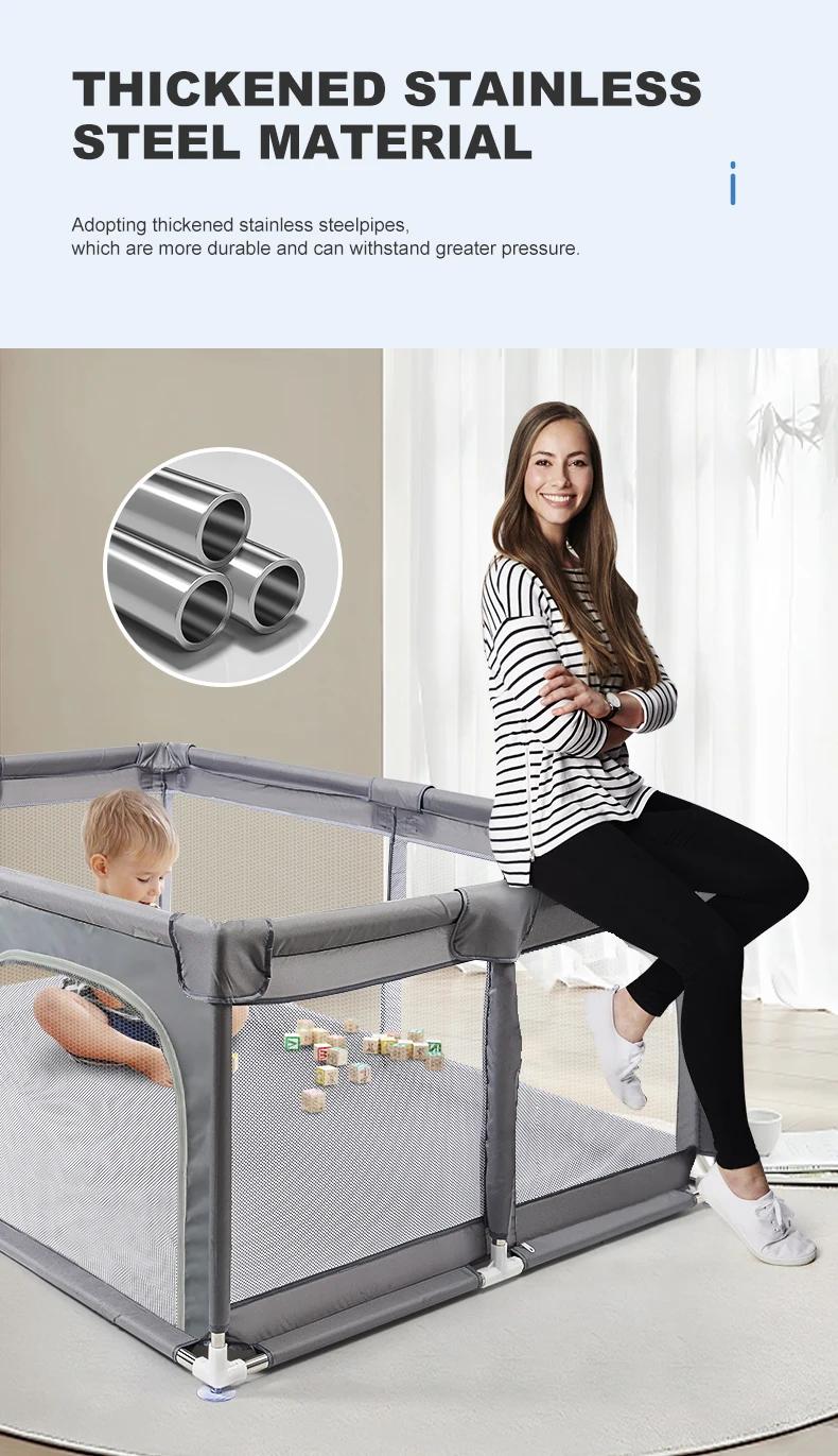 Parc pour bébé Parc pour bébé pliable Parc pour bébé Jeux pour enfants Couleurs Clôture de sécurité 