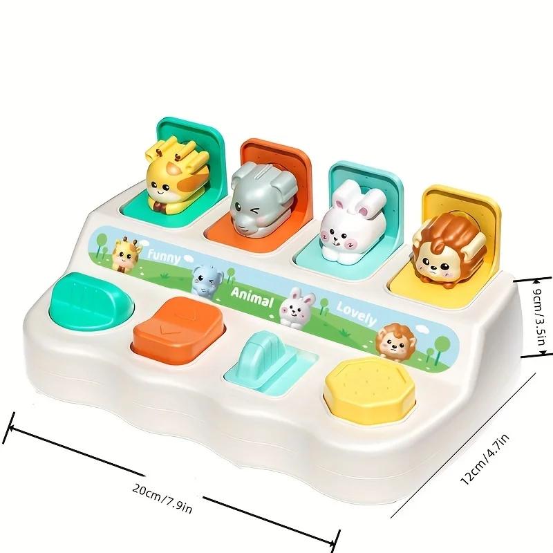 Jouets animaux pop-up Montessori et boîtes d'apprentissage – Améliore la logique et les motricité, c