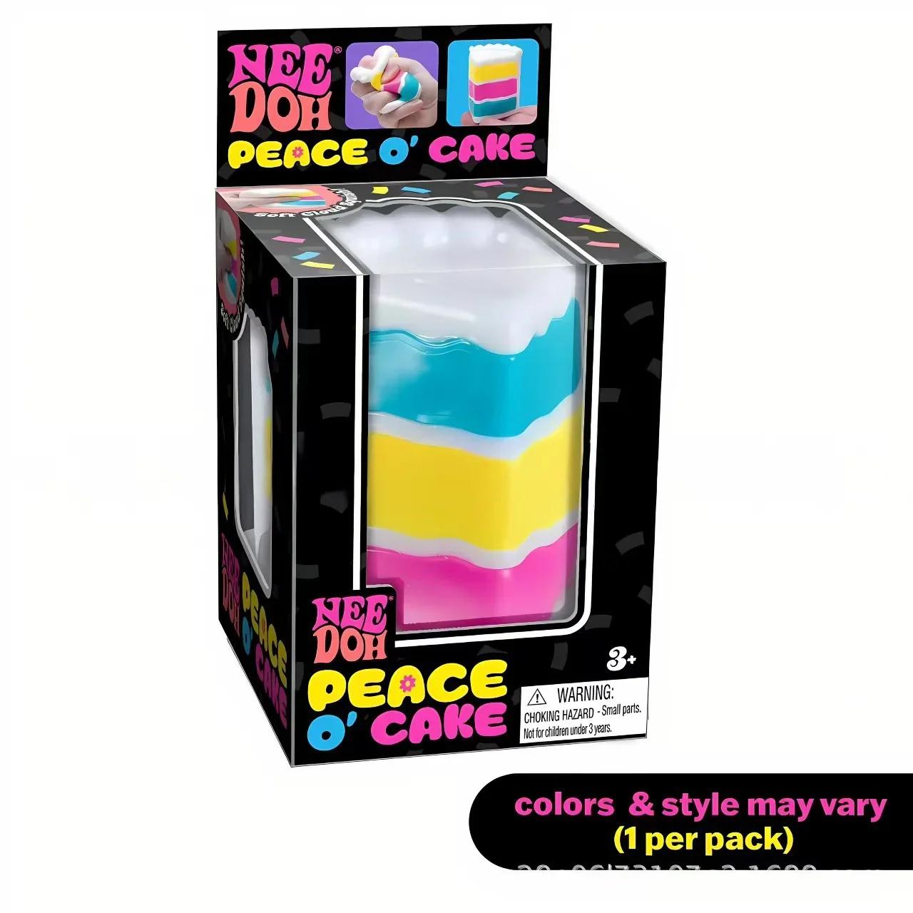 Schylling Needoh Nice Cube Sensory Nice-Sicle, cube sensoriel anti-stress, objet à presser anti-anxi