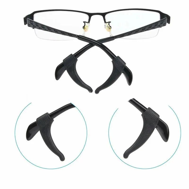 10/20/30/100 pièces anti-dérapant Silicone oreille poignée lunettes jambe oreille crochet bouchon su