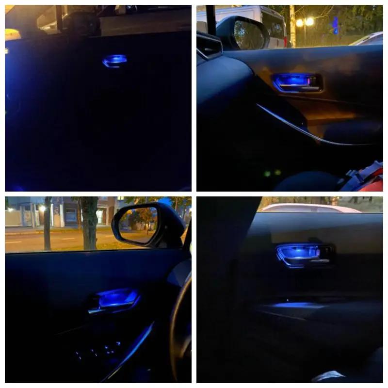 Pour Toyota Corolla 2019 2020 2021 2022 ​ Lumière d'ambiance d'accoudoir de bol de porte, lumière d'