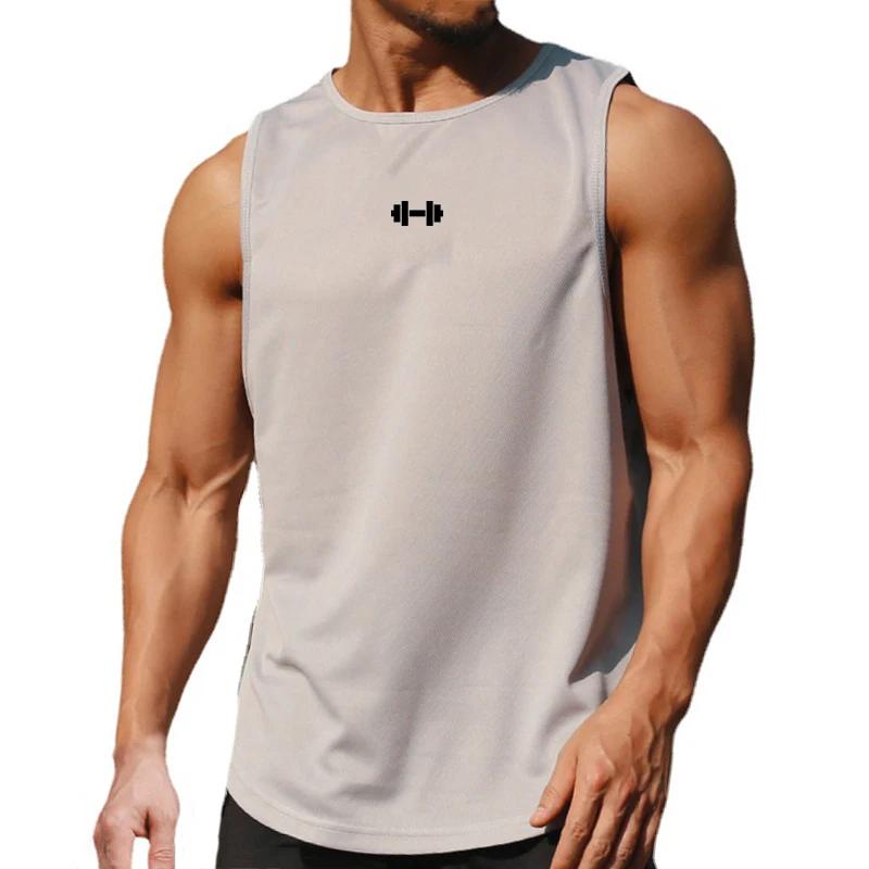 Débardeur d'été pour hommes, vêtements d'entraînement de Fitness, séchage rapide, coupe Silm, chemis