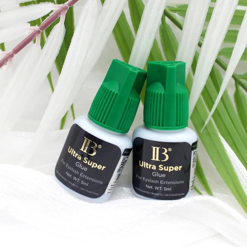 50 bouteilles IBeauty Ultra Super colle pour Extensions de cils 5ml IB capuchon vert faux cils adhés