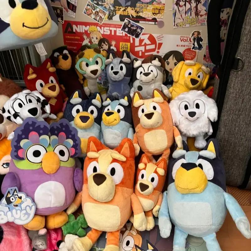 25 cm Blueyed Dog Bingo Famille 25 cm Peluche Dessin Animé Chien Doux Animaux En Peluche Poupées Ann