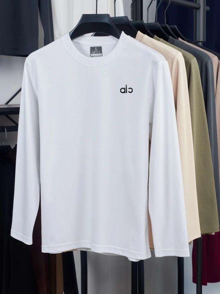 T-shirt à col rond pour homme, nouvelle collection automne, marque de mode haut de gamme, avec badge