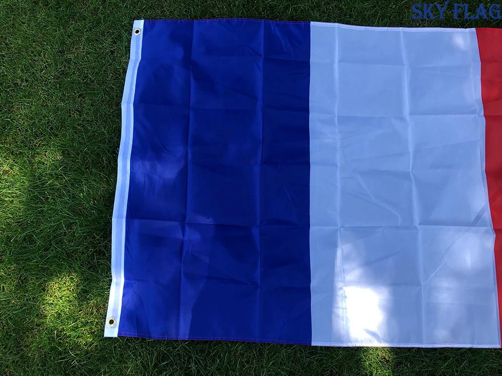 Drapeau de SKY livraison gratuite drapeau de la grande France 90*150 cm suspendu bleu blanc rouge fr