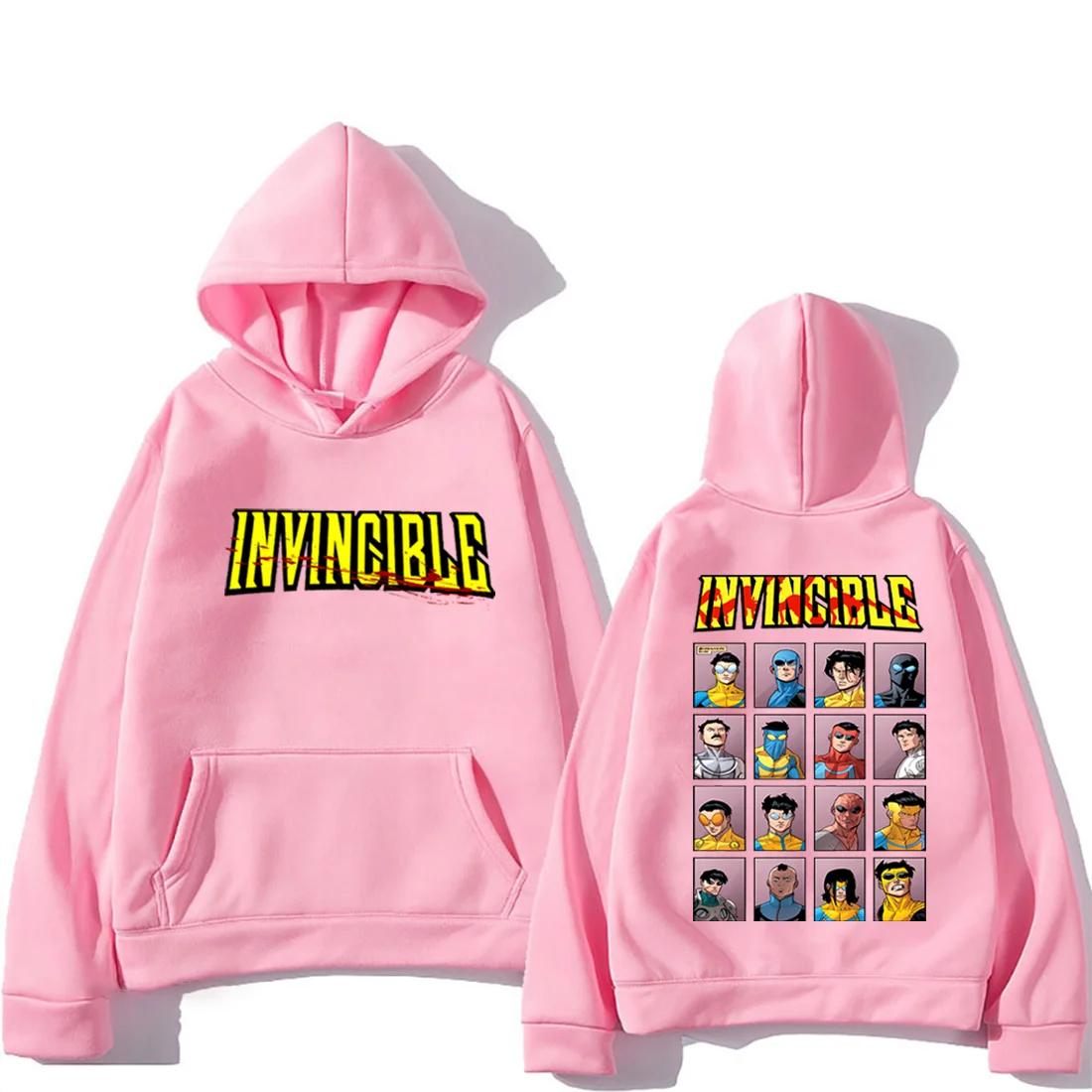 Invincible Mark super-héros Double face sweat à capuche imprimé hommes femmes harajuku vêtements pol