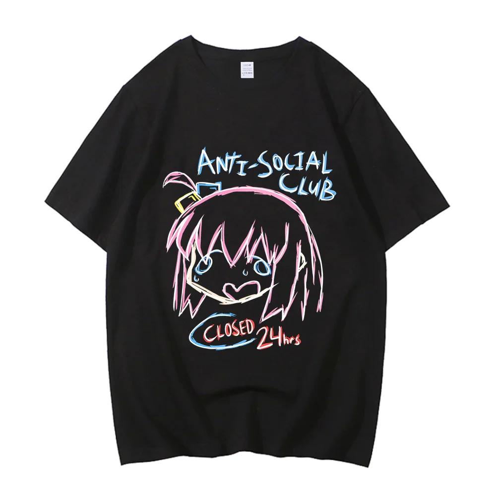BOCCHI THE ROCK-T-shirt à Manches Courtes en Coton, Streetwear Décontracté de Haute Qualité, Unisexe