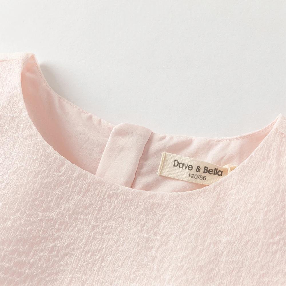 Robes d'été pour filles Dave Bella, robes de princesse pour enfants, robes de fête à manches bouffan