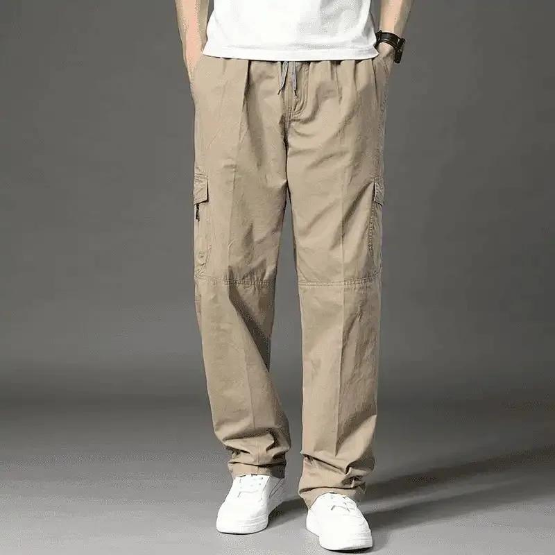 Pantalon de travail américain haut de gamme pour homme – Tendance estivale décontractée, polyvalent,