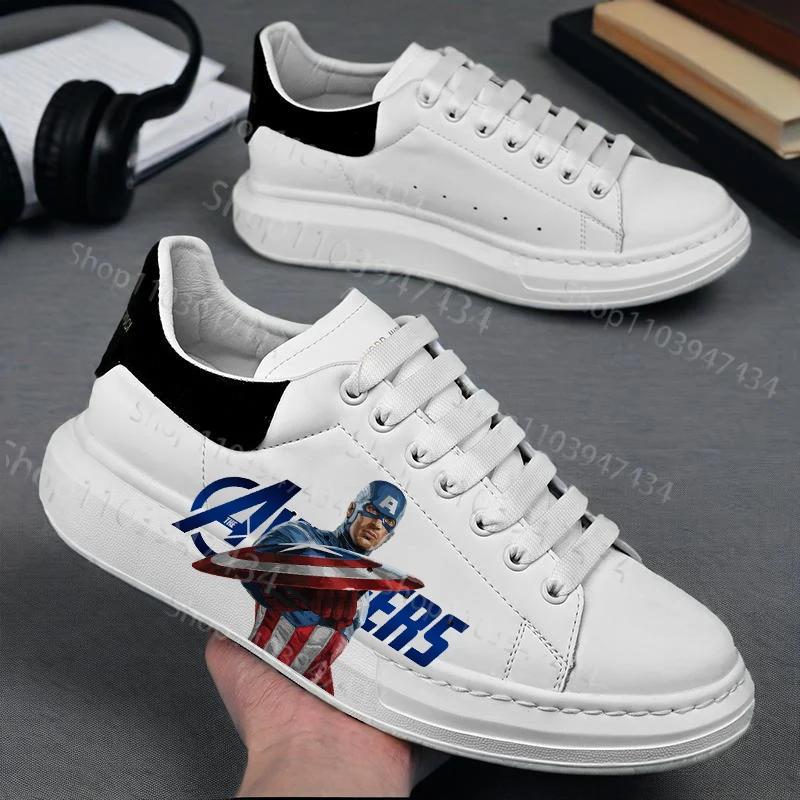 Chaussures de basket populaires pour homme avec impression Avengers, série Captain America, produits