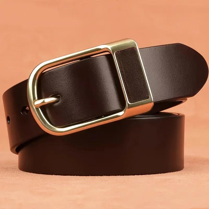 Ceinture décontractée à la mode pour hommes, Style Coboy, boucle ardillon, jean rétro, ceinture d'af