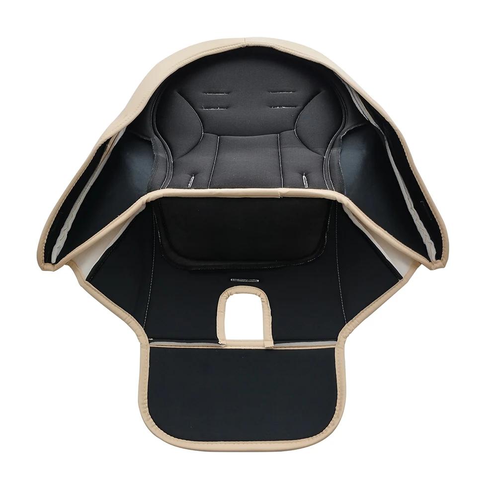 Juste en cuir PU pour chaise haute de bébé, coussin de siège pour chevilles, chaise haute de la séri