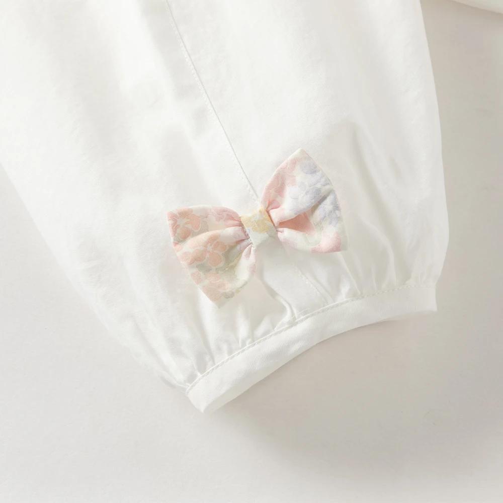 Ensemble haut et pantalon pour filles Dave Bella, costume d'été pour enfants, imprimé floral, élasti