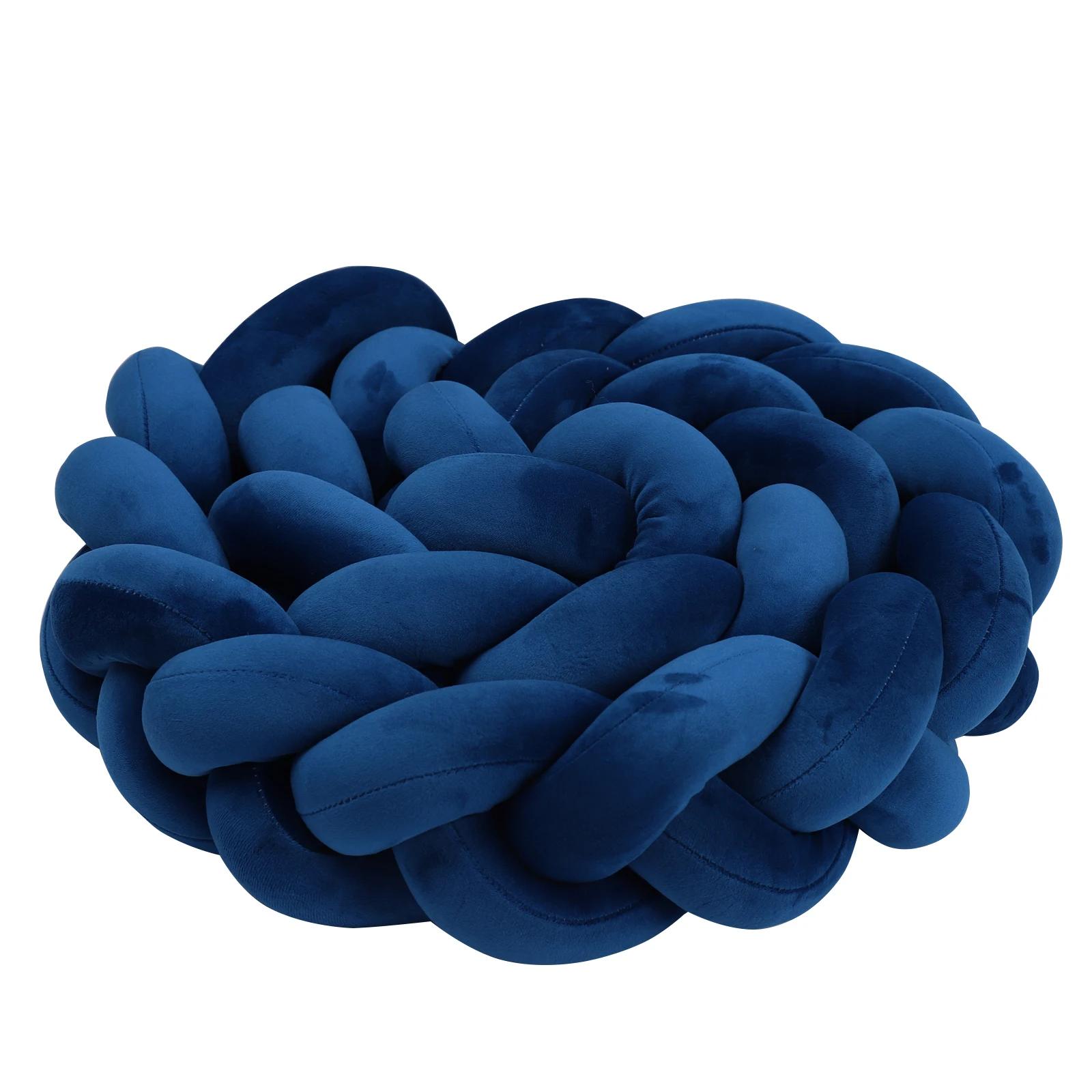 1-4M bébé pare-chocs lit tresse noeud oreiller coussin pare-chocs pour bébé berceau protecteur lit p