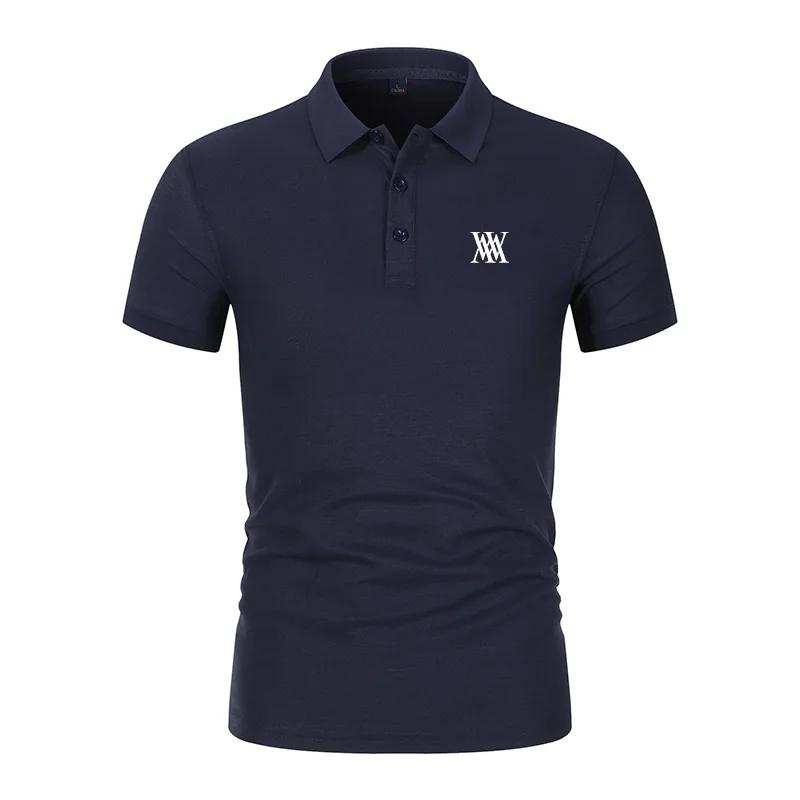 Polo homme à col rabattu anti-gonflement, mode décontractée et professionnelle, polo slim fit, nouve