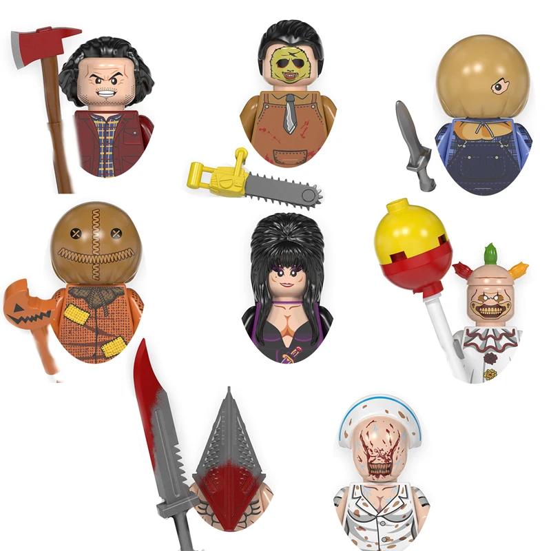 Figurines thème d'horreur d'halloween, tueur de Hil silencieux, poupées de jeu pour enfants, poupées