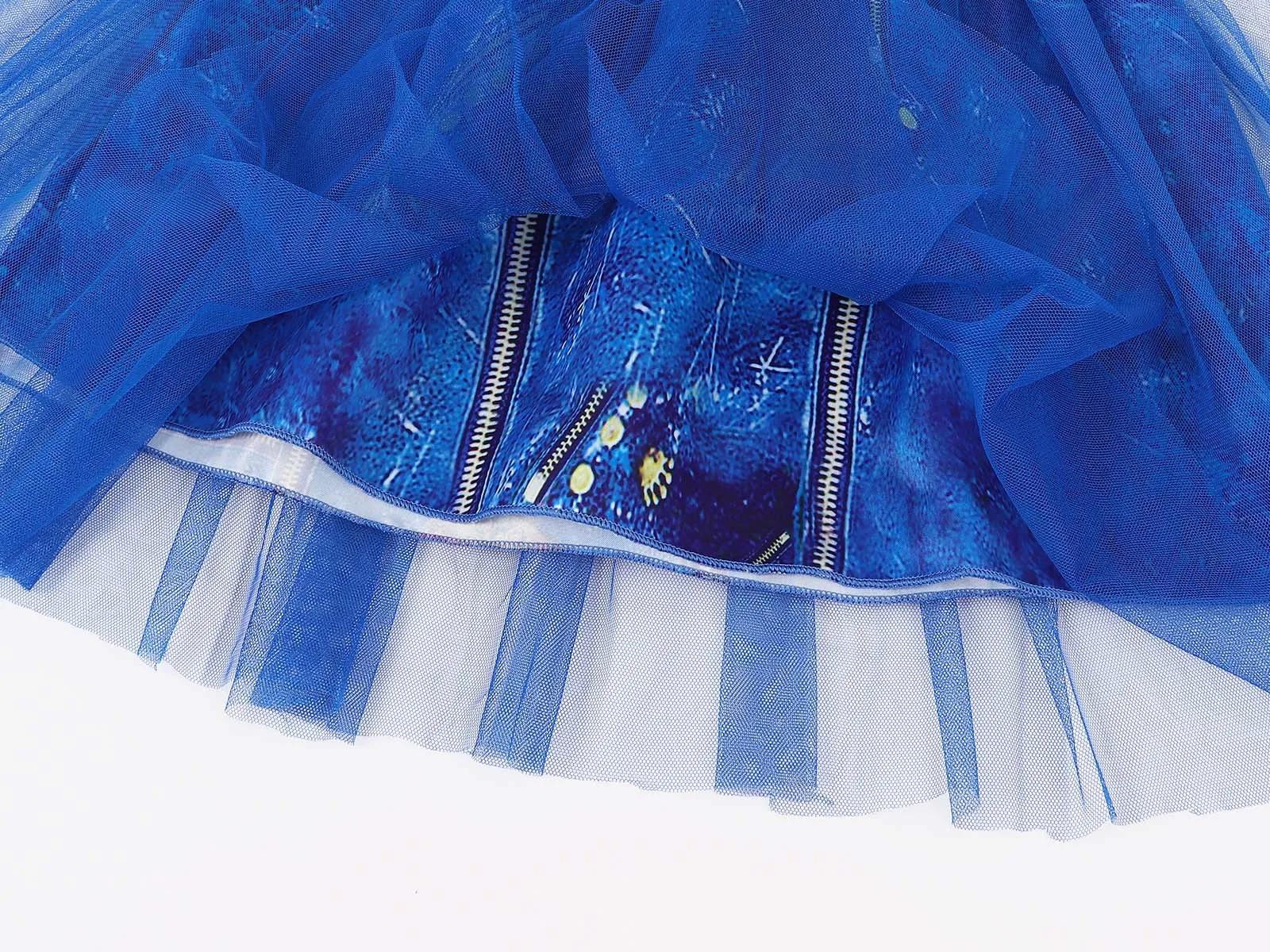 Enfants souhait Asha d-descendants 3 Mal Costume filles Evie Cosplay Costume enfants Fantasia Hallow