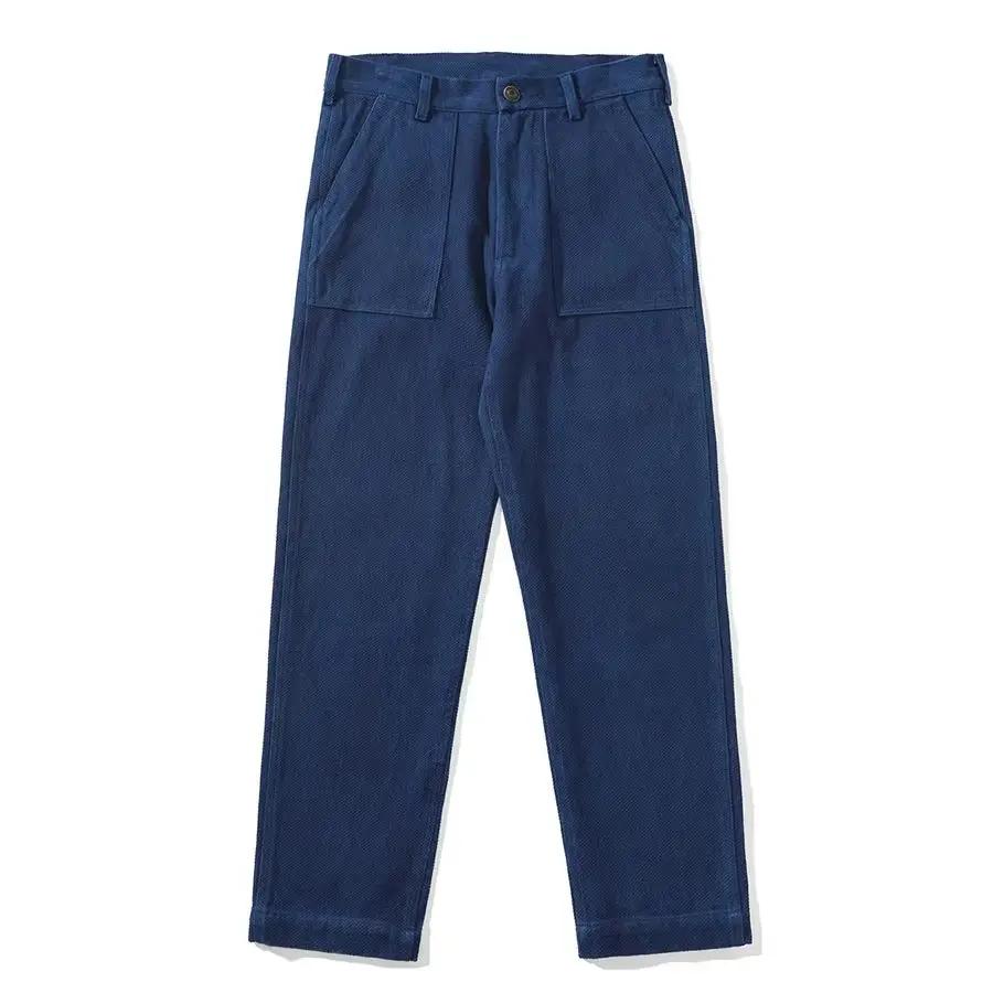 Pantalon teint Indigo pantalon Fatigue Vintage homme Og107 pantalon Sashiko lourd salopette militair
