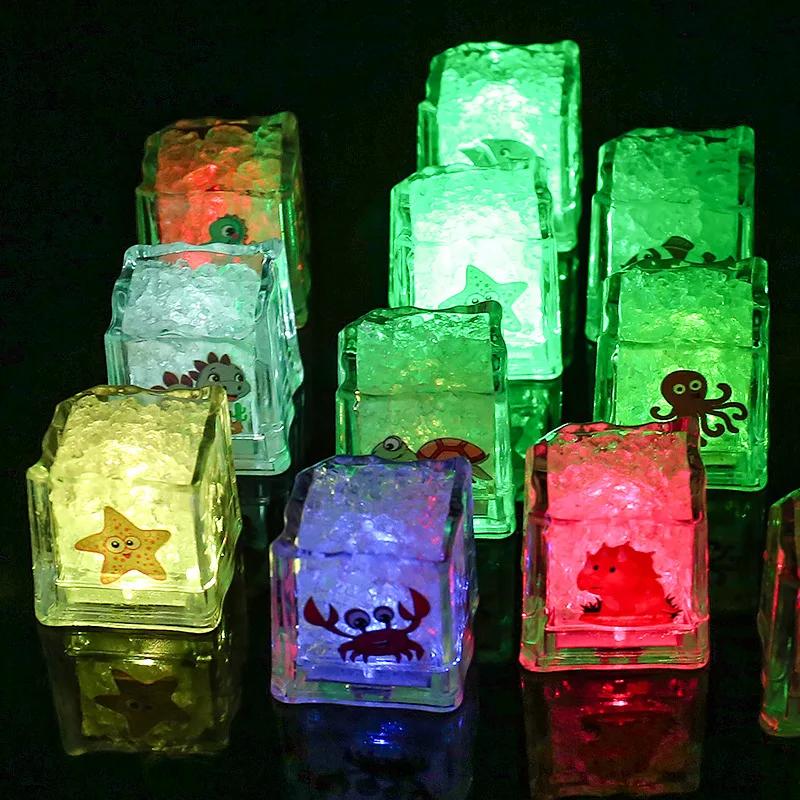 Jouets de bain pour bébé, baignoire lumineuse LED, lumières sous-marines colorées changeantes, jouet