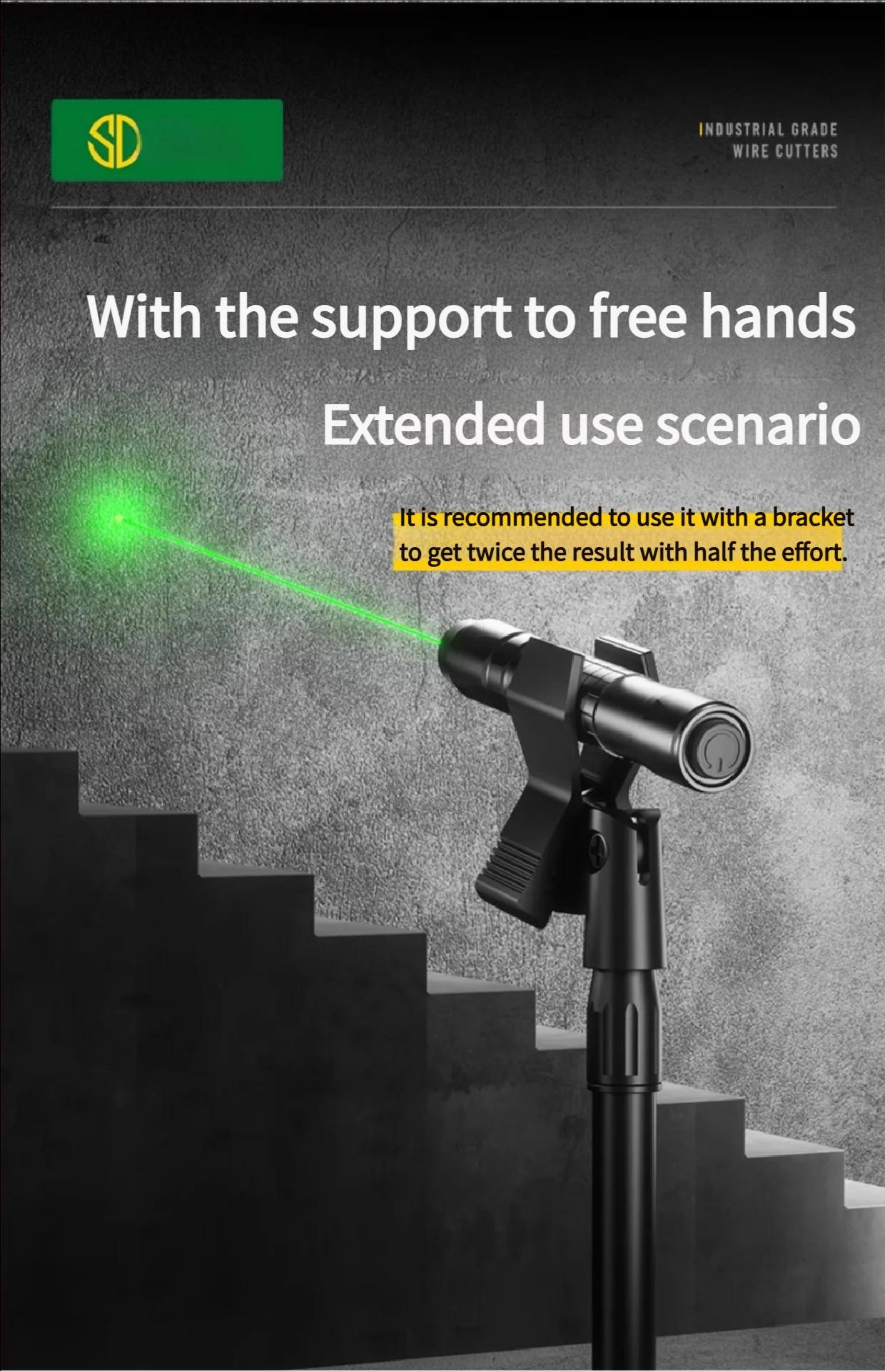 Outil laser auto-nivelant : niveau laser à lignes transversales, pointeur de positionnement infrarou