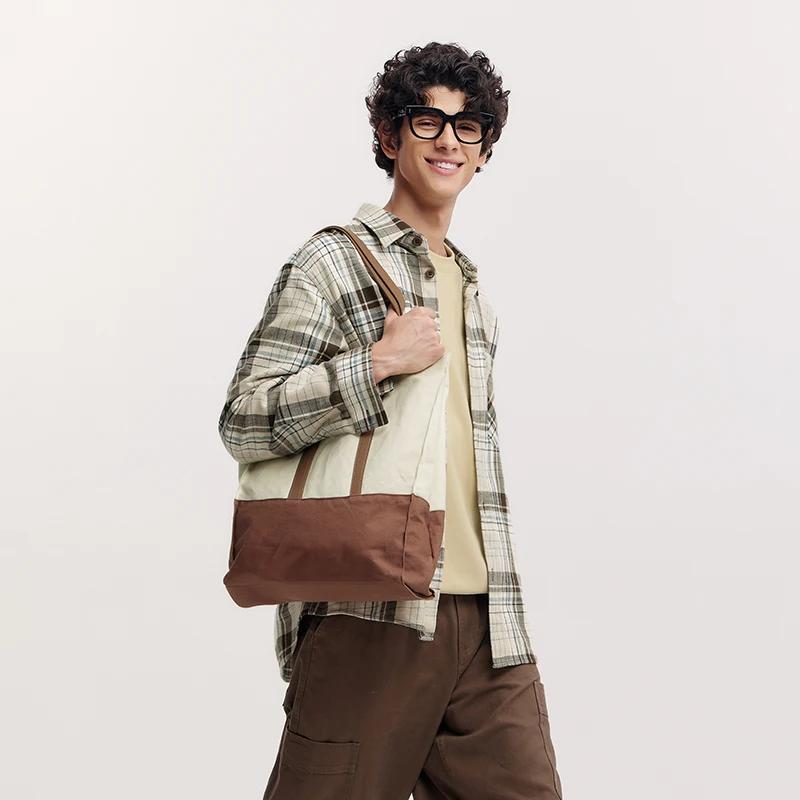 Chemise à manches longues pour homme Semir en pur coton à carreaux, vêtement d'extérieur, nouvelle c